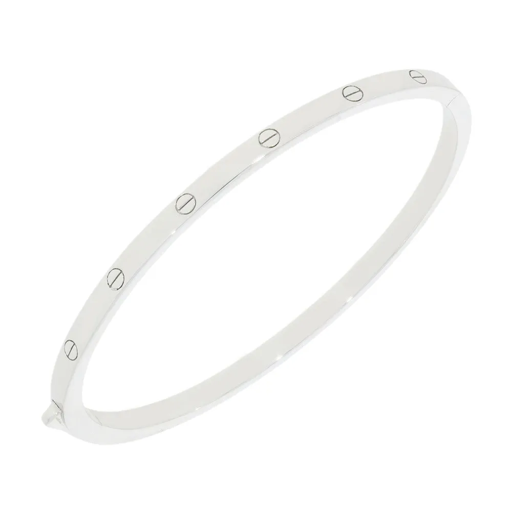 Ladies Sterling Silver Bangle GVL051