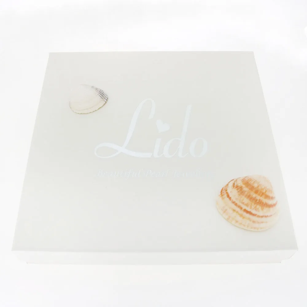 Lido Sterling Silver Bead Grey Freshwater Pearl Necklace 0263G