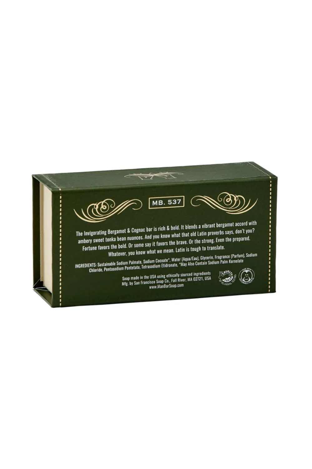 Man Bar Bergamont Cognac Bar Soap | SBC9993