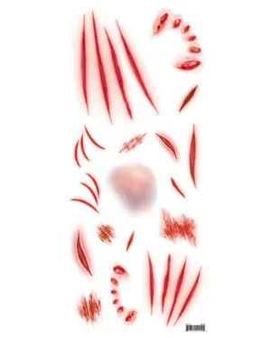 Mauled FX Temporary Tattoos