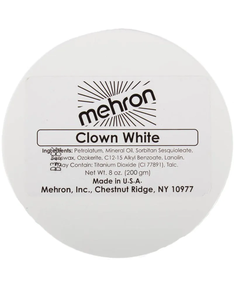 Mehron Clown White Makeup 200g