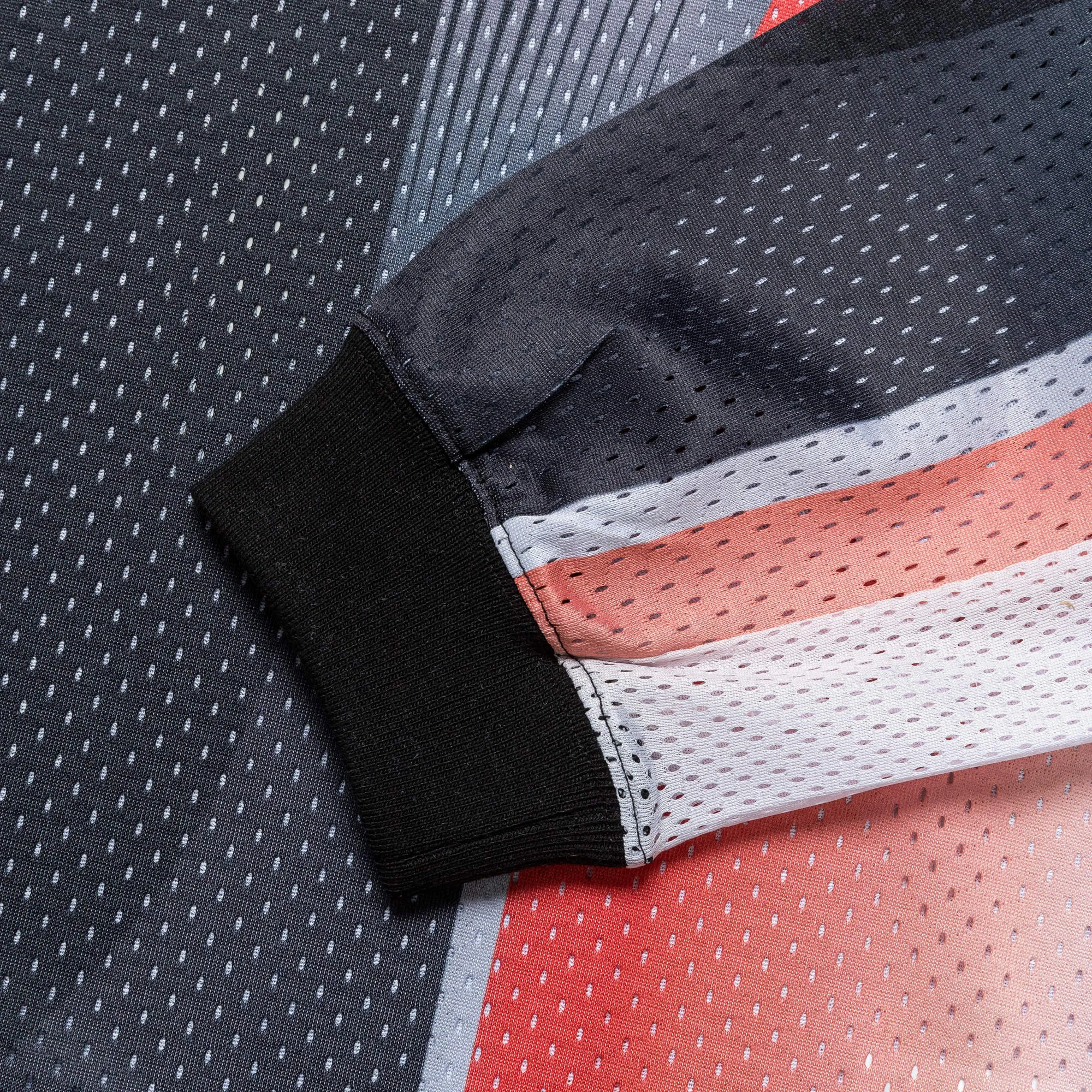 Mesh Racing LS T-Shirt - Black/Red