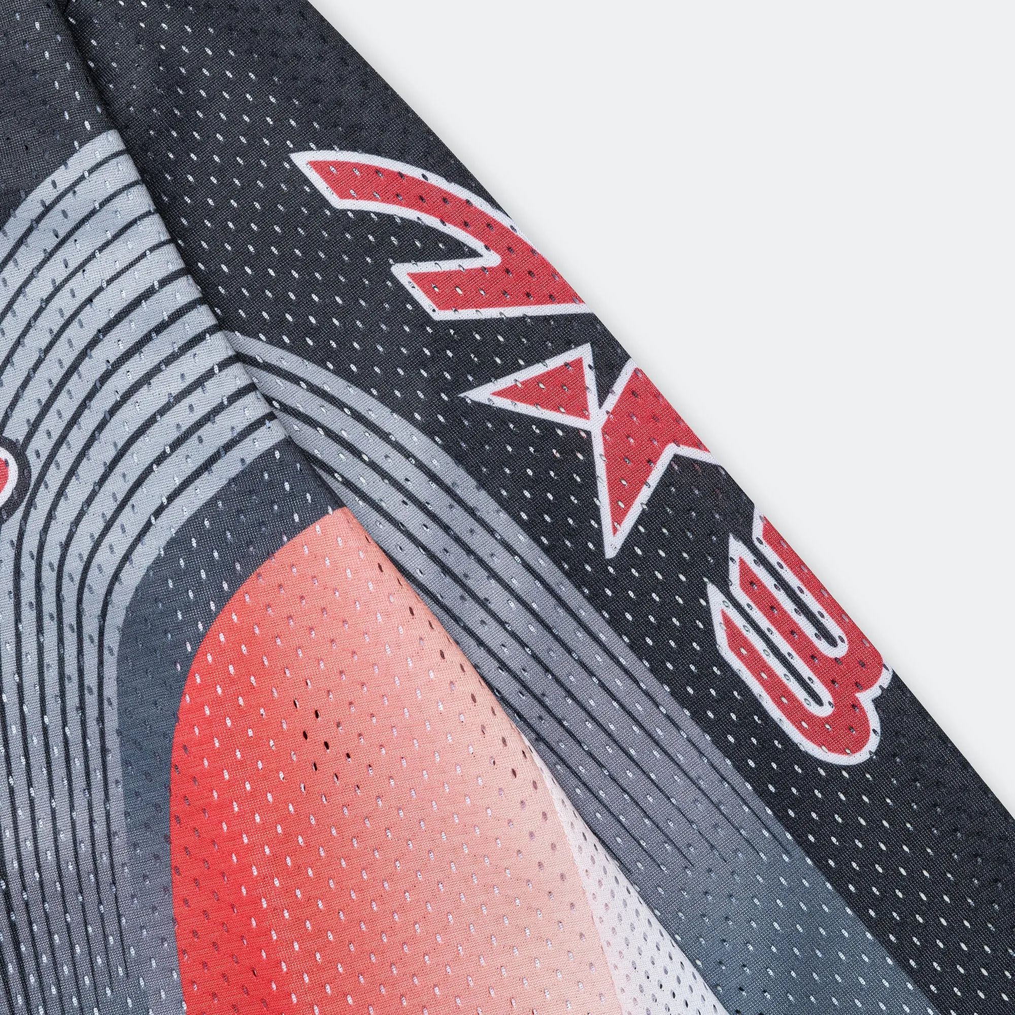Mesh Racing LS T-Shirt - Black/Red