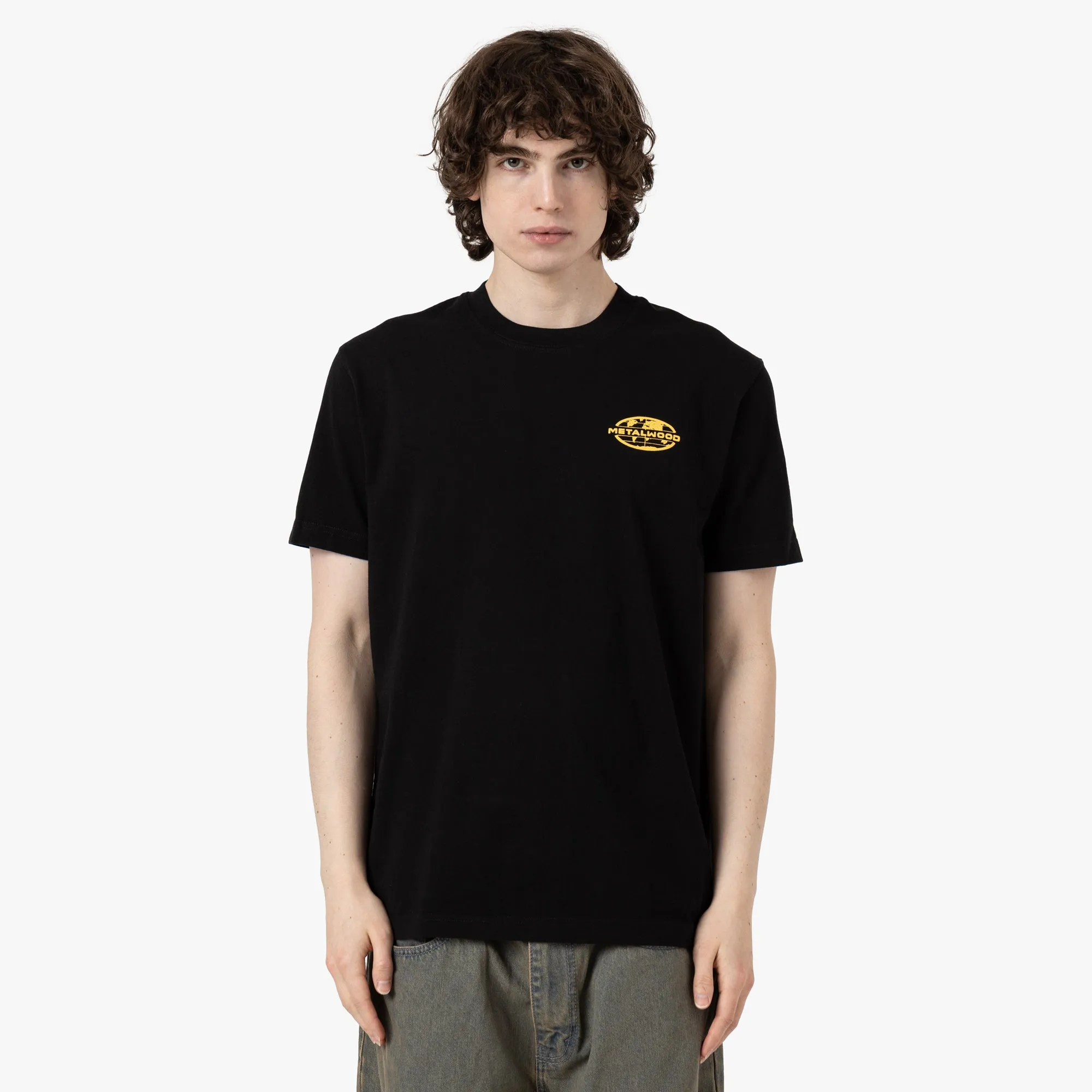 Metalwood 300 Yards T-Shirt / Overdyed Black