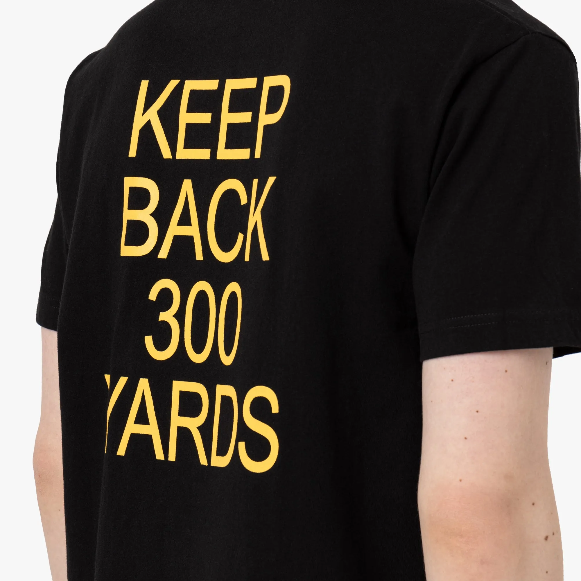 Metalwood 300 Yards T-Shirt / Overdyed Black