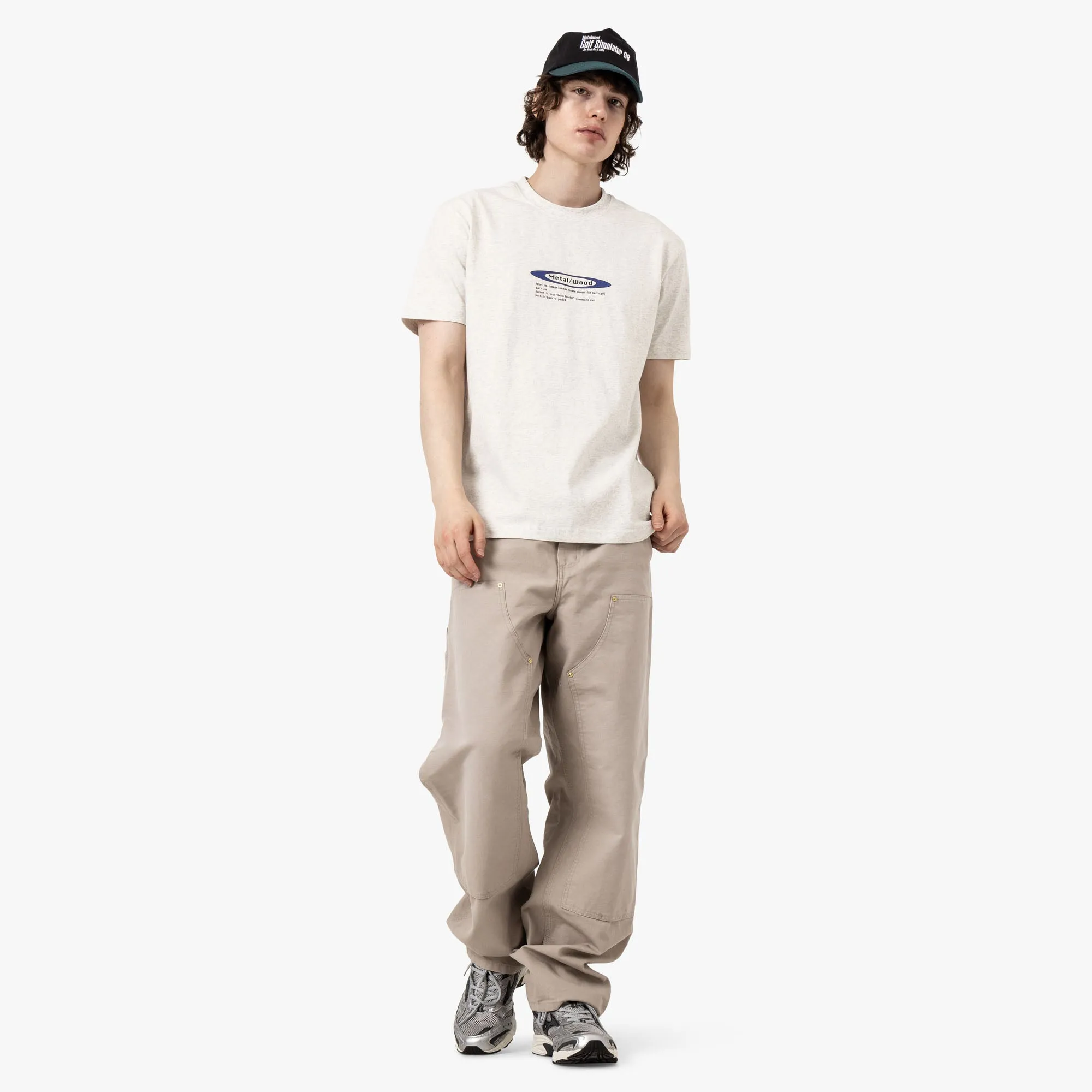Metalwood Hello World T-Shirt Grey