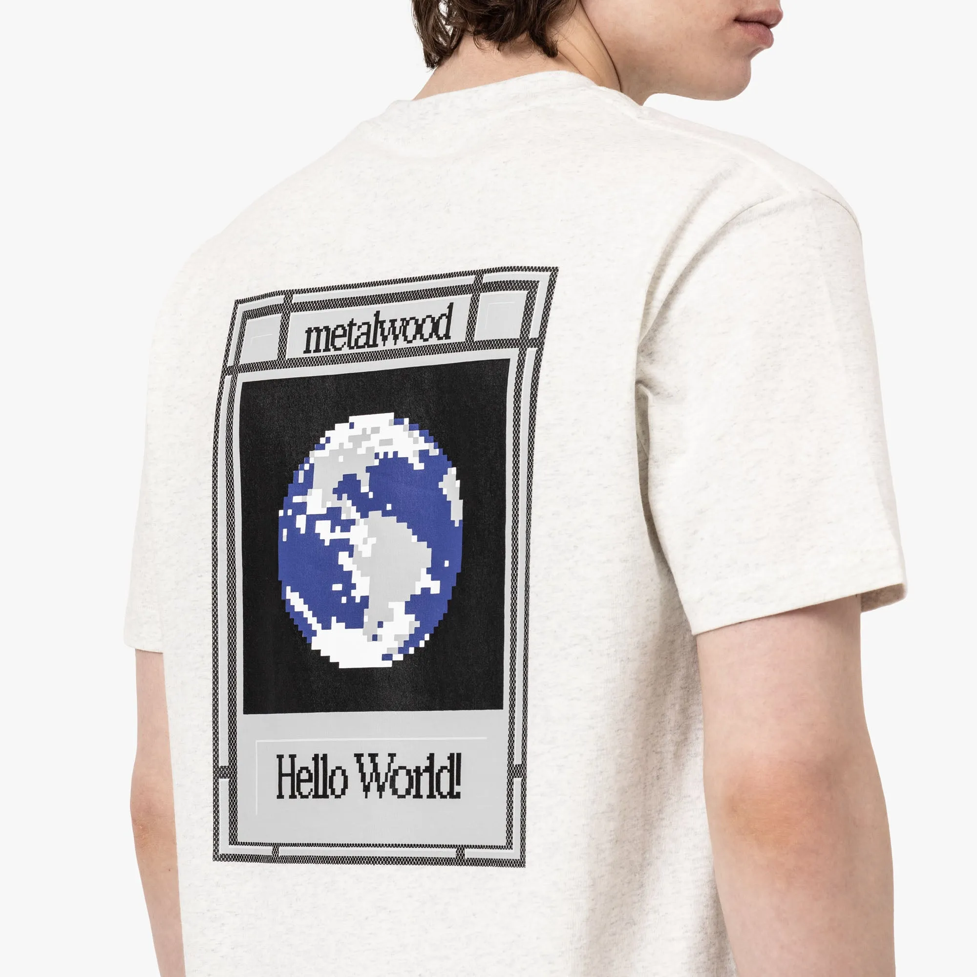 Metalwood Hello World T-Shirt Grey