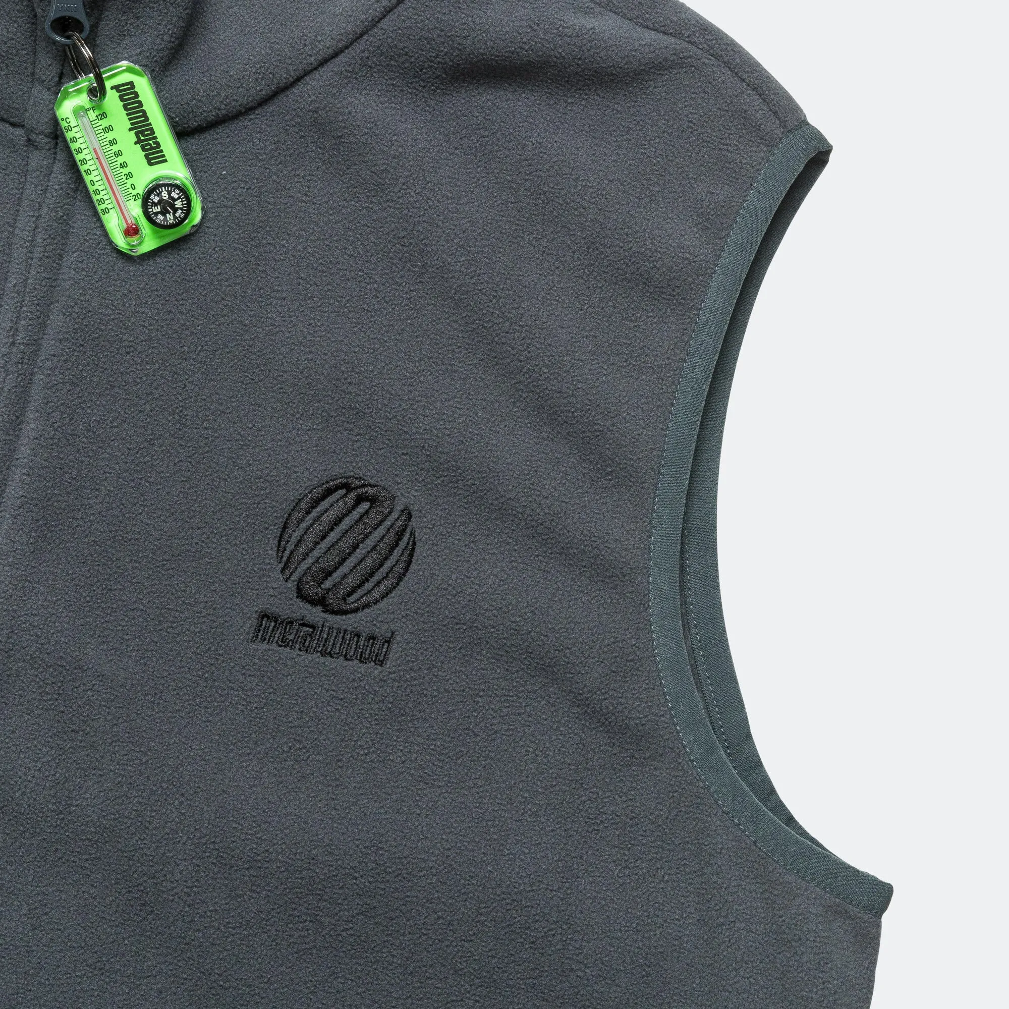 Micro Fleece Vest - Steel