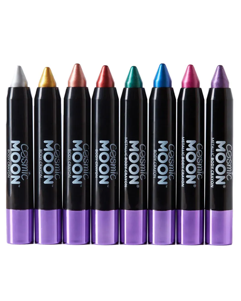 Moon Creations Cosmic Metallic Pink Body Crayon Paint Stick 3g