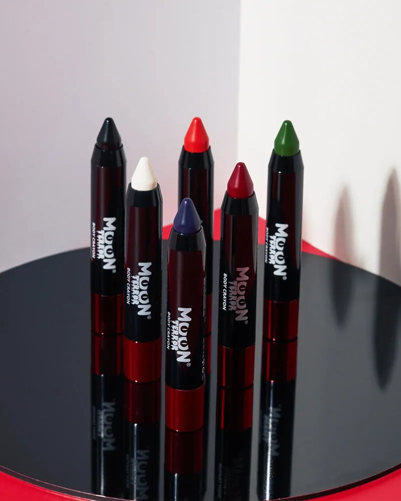 Moon Creations Halloween Terror Body Crayon Paint Sticks Pack of 6