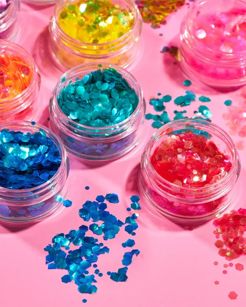 Moon Glitter White Iridescent Chunky Body Glitter 3g