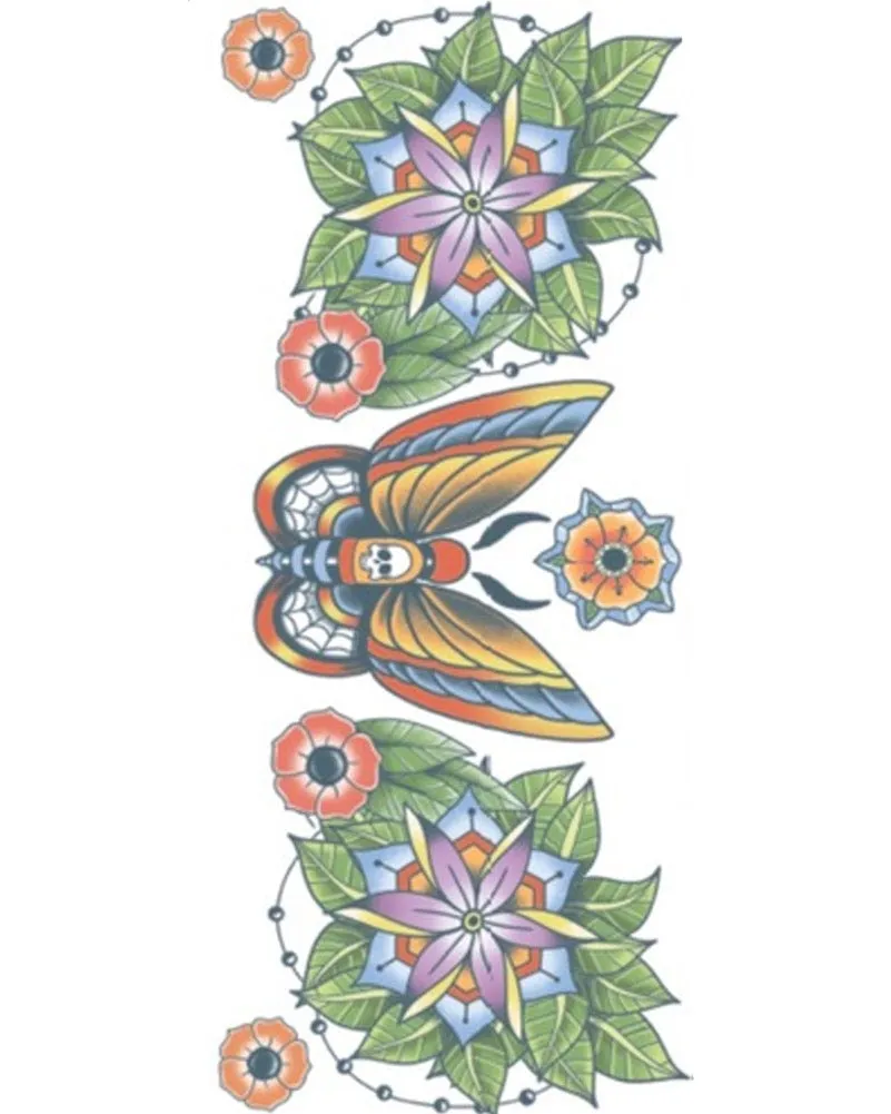 Moth Neck Tattoo FX
