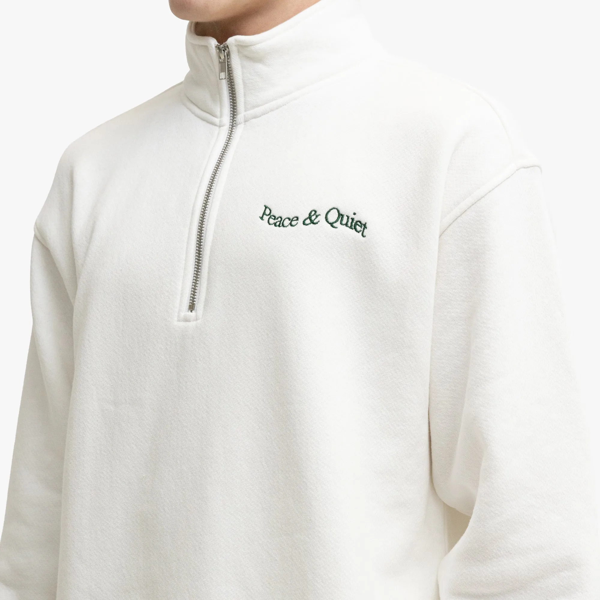 Museum Of Peace & Quiet QTR Zip-Up White