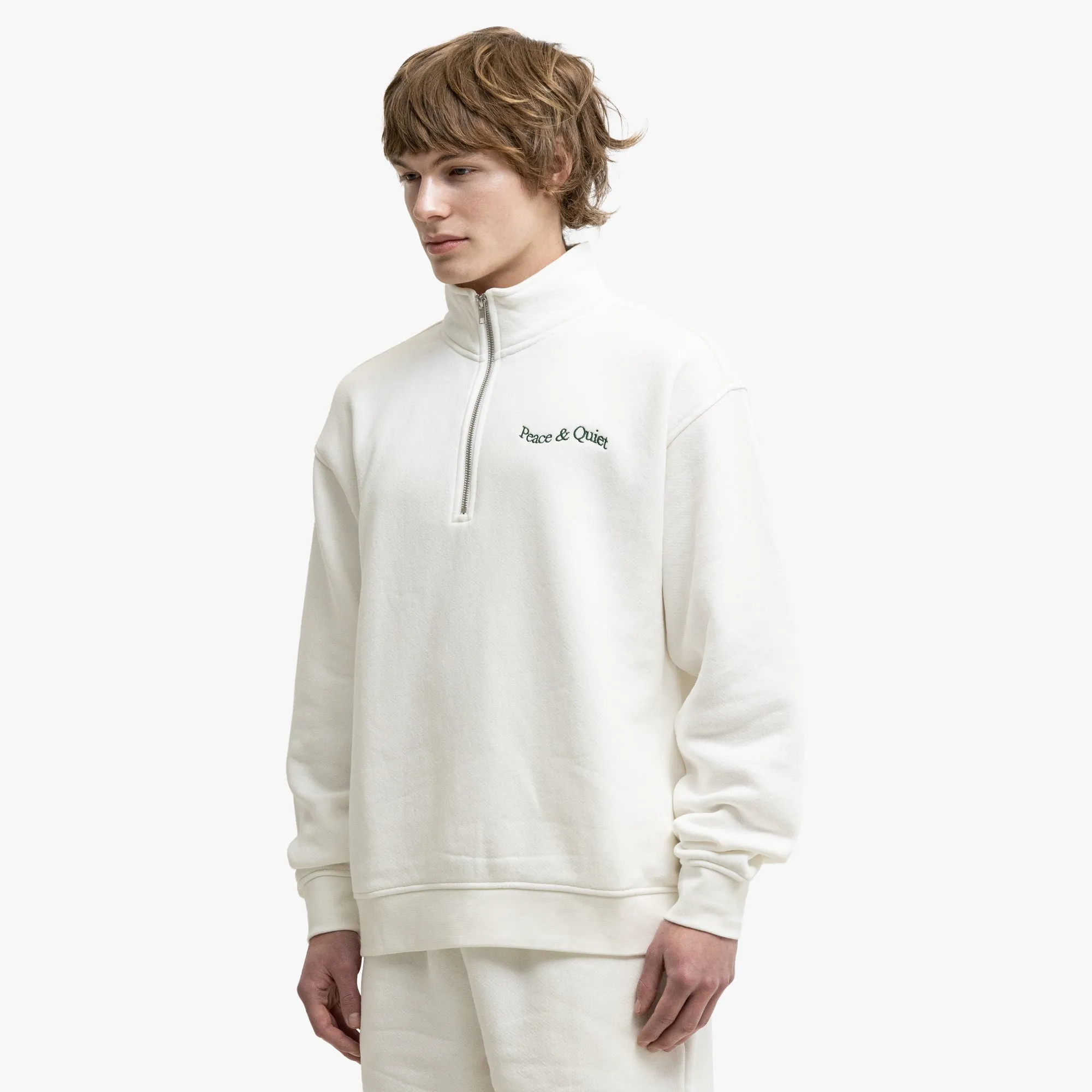 Museum Of Peace & Quiet QTR Zip-Up White