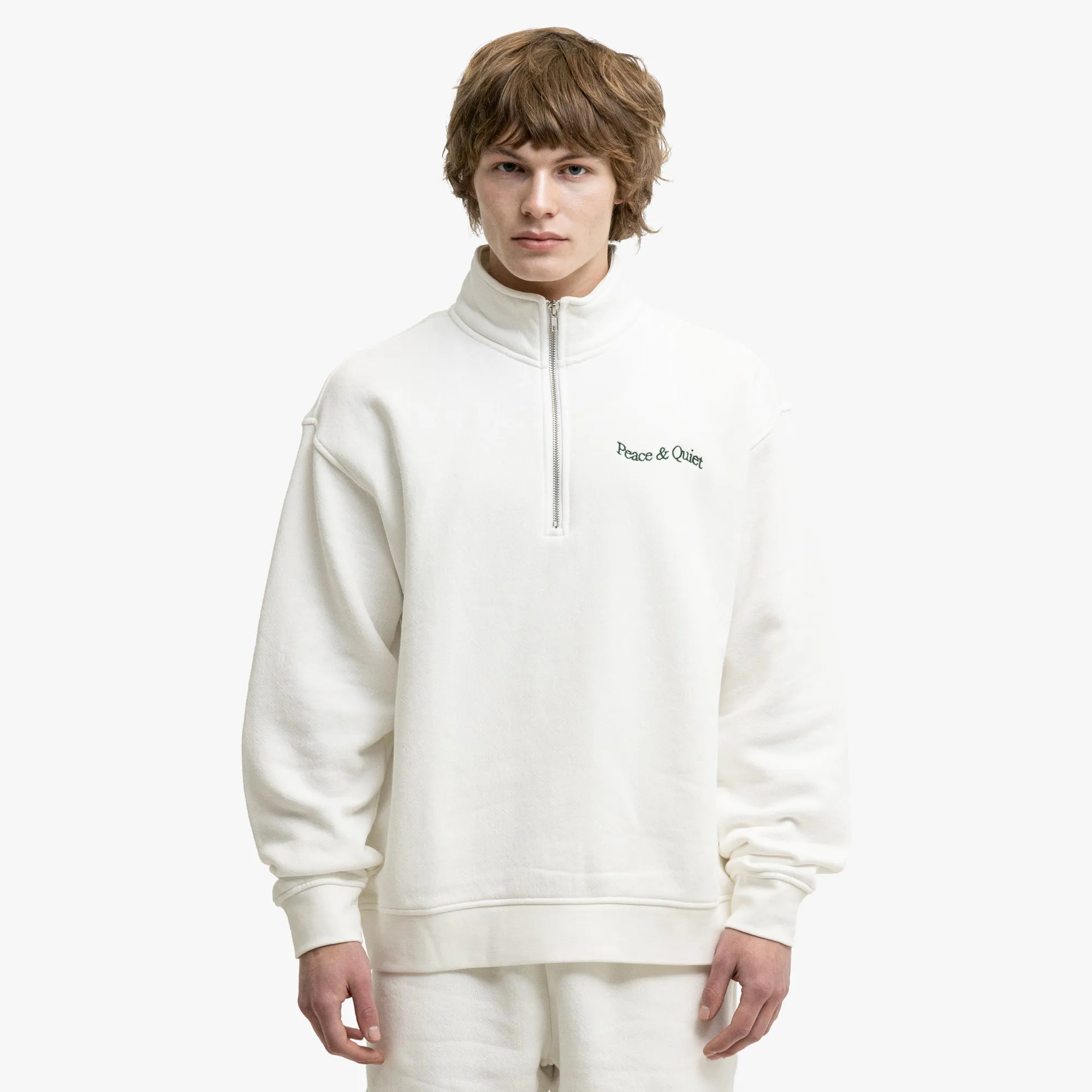 Museum Of Peace & Quiet QTR Zip-Up White