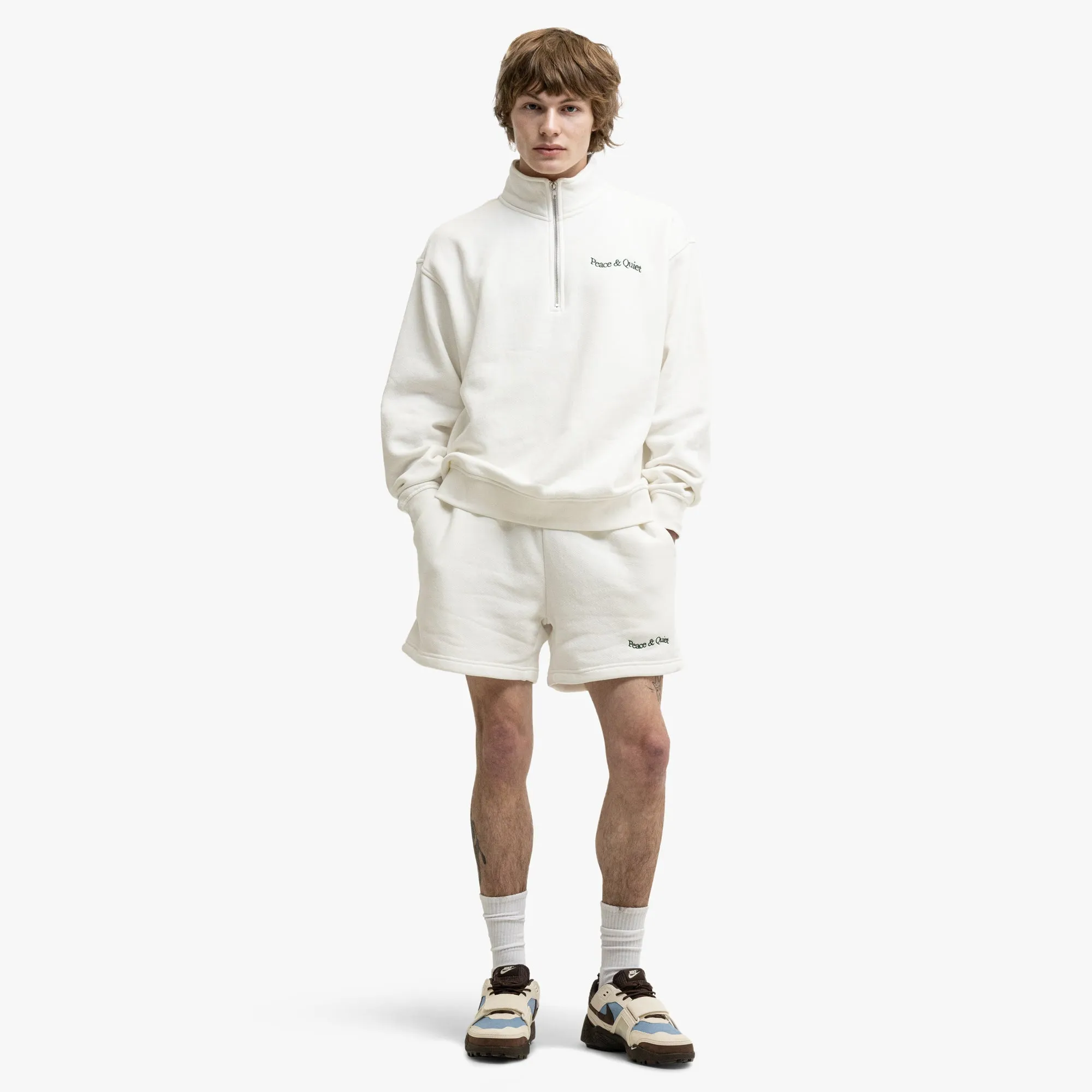Museum Of Peace & Quiet QTR Zip-Up White