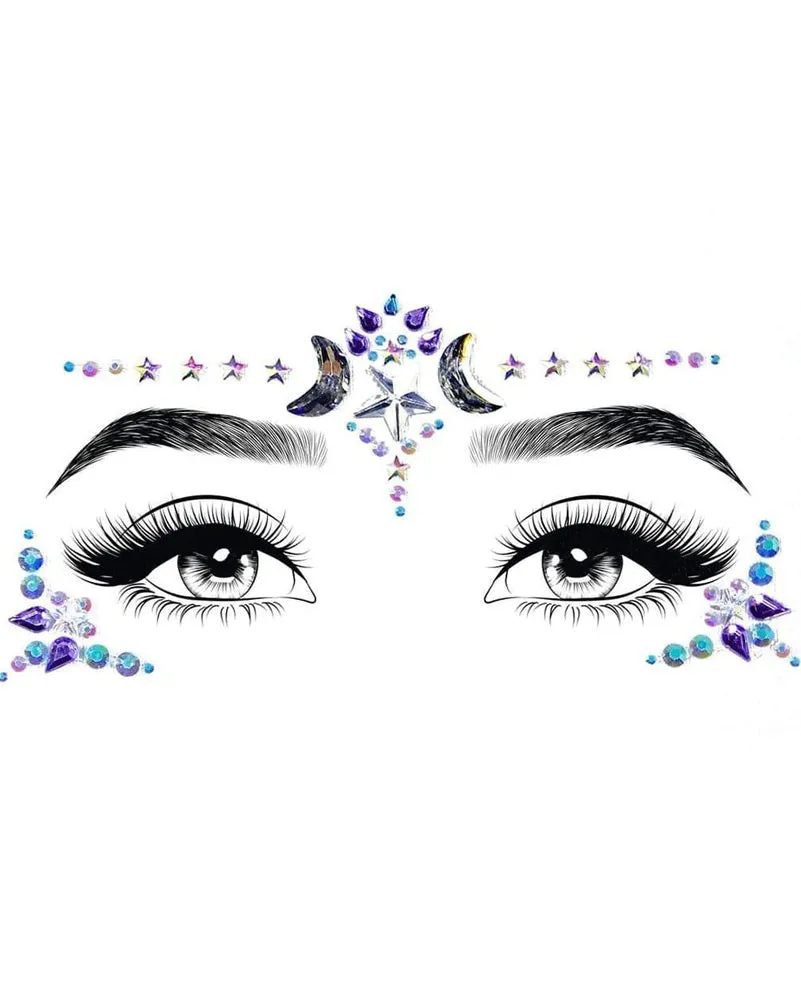 Mystic Adhesive Face Jewels Sticker