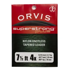 Orvis Superstrong Plus Knotless Leaders 2 Pack - 7.5ft