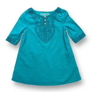 OshKosh Toddler Girl Size 3T Lightweight 100% Cotton Embroidered Tunic Dress