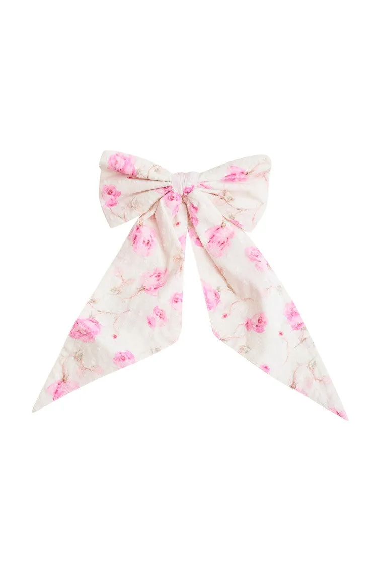 Patchouli Fragrance Print Bow Clip