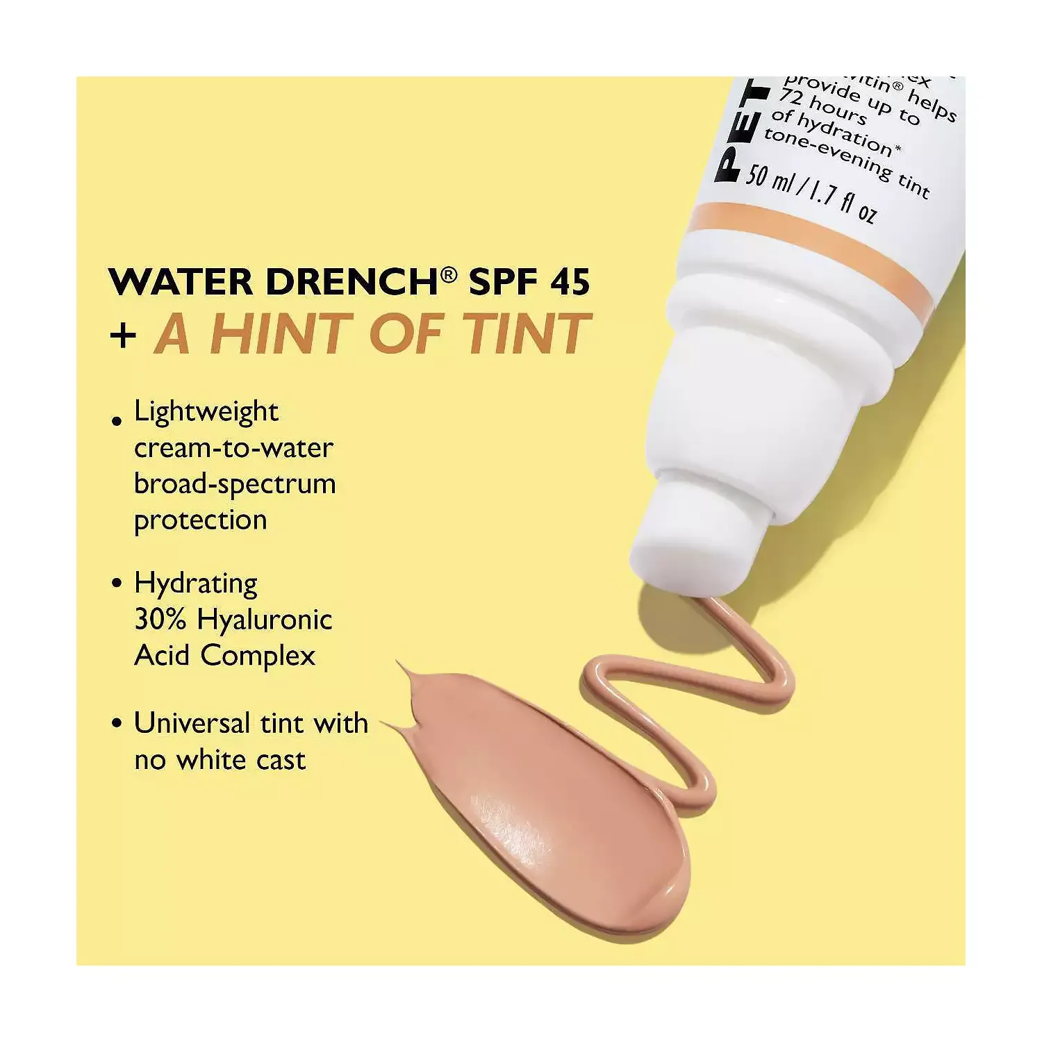 Peter Thomas Roth Water Drench Broad Spectrum SPF 45 Hyaluronic Cloud Sheer Tint Moisturizer