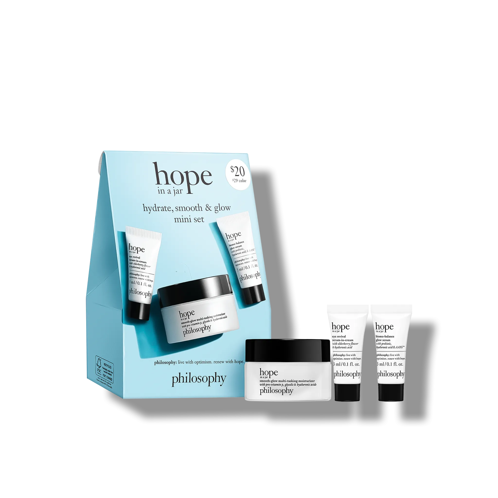 Philosophy Hydrate Smooth   Glow Mini Set