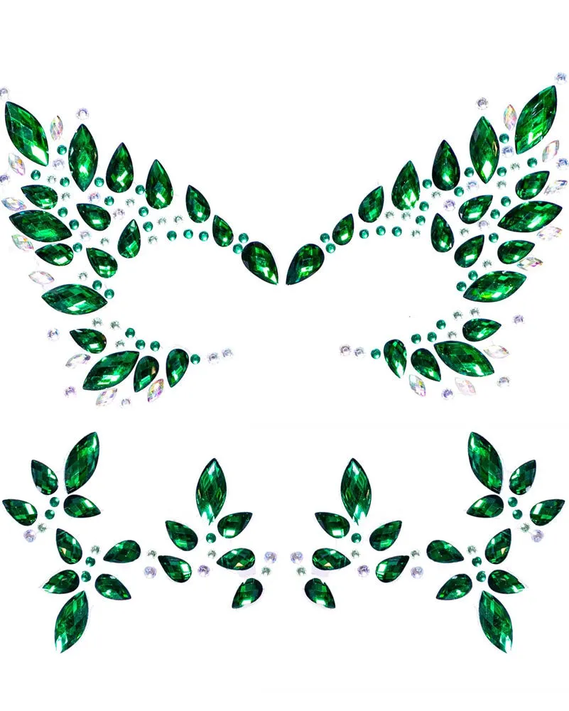 Poison Adhesive Face Jewels Sticker