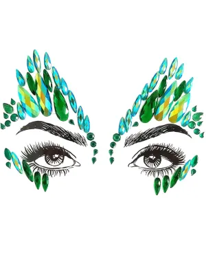 Poison Ivy Face Jewels