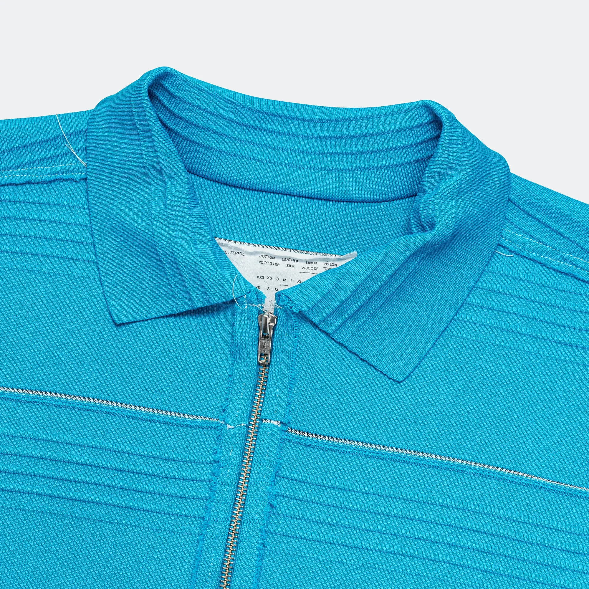 Polo Shirt - Viscose Blue