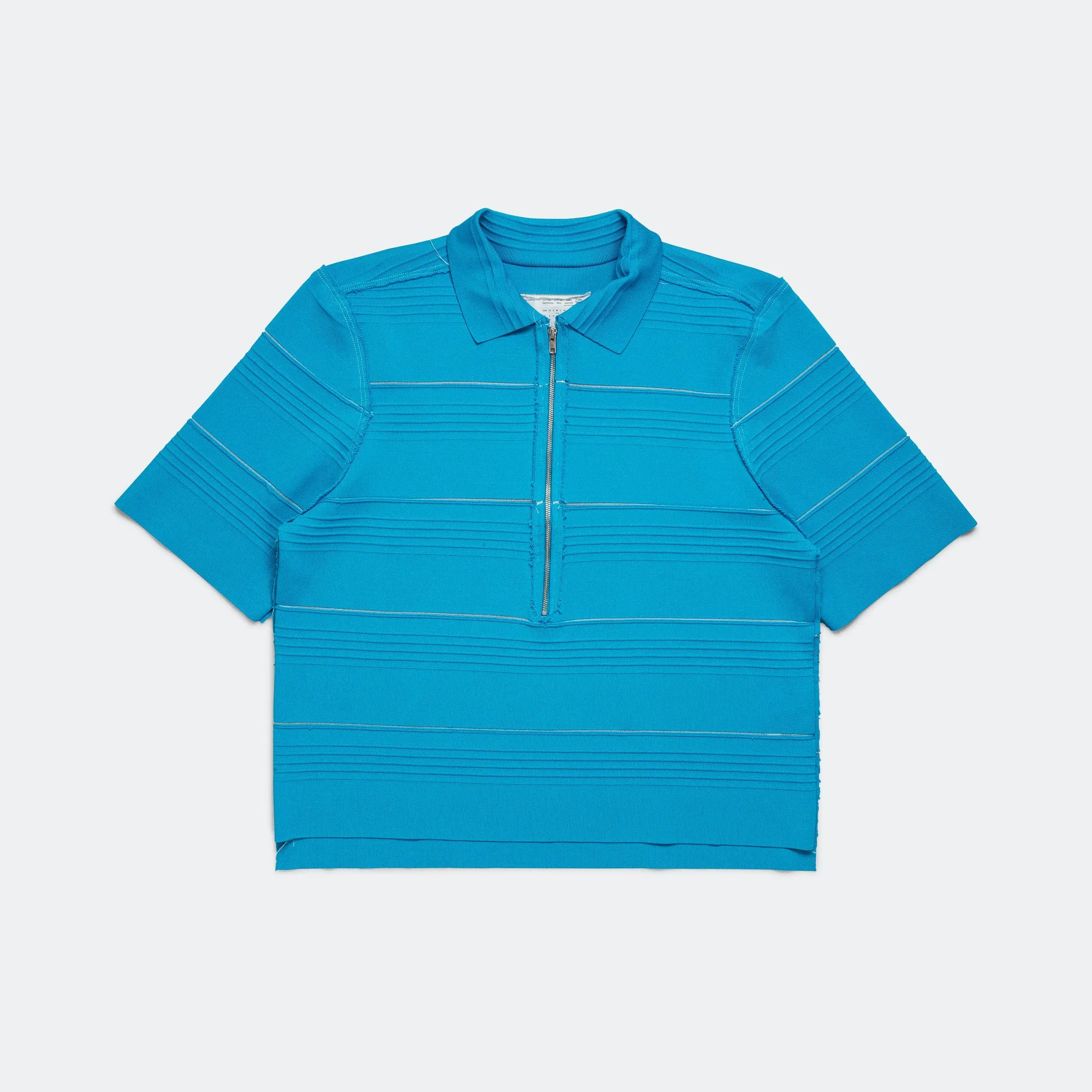 Polo Shirt - Viscose Blue