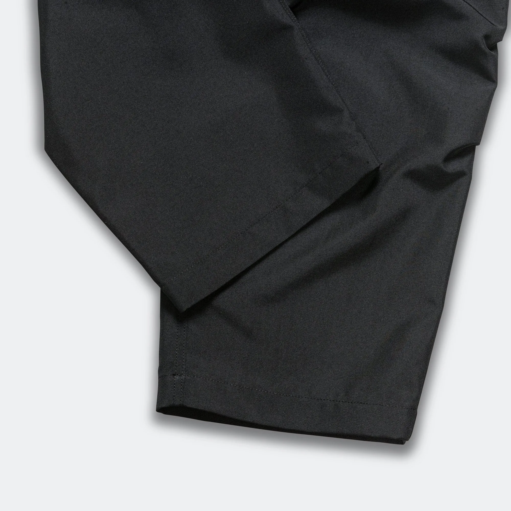 Polyester Matte Cloth Cargo Pants - Black/Black
