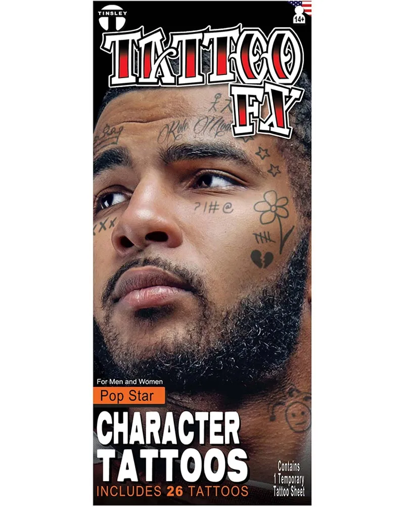 Popstar Character Tattoo