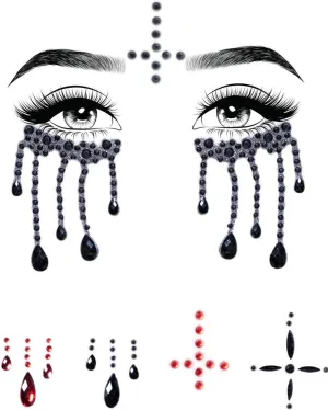 Possessed Adhesive Face Jewels