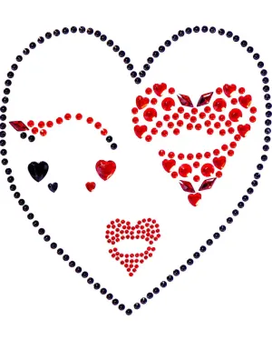 Queen Adhesive Face Jewels Sticker