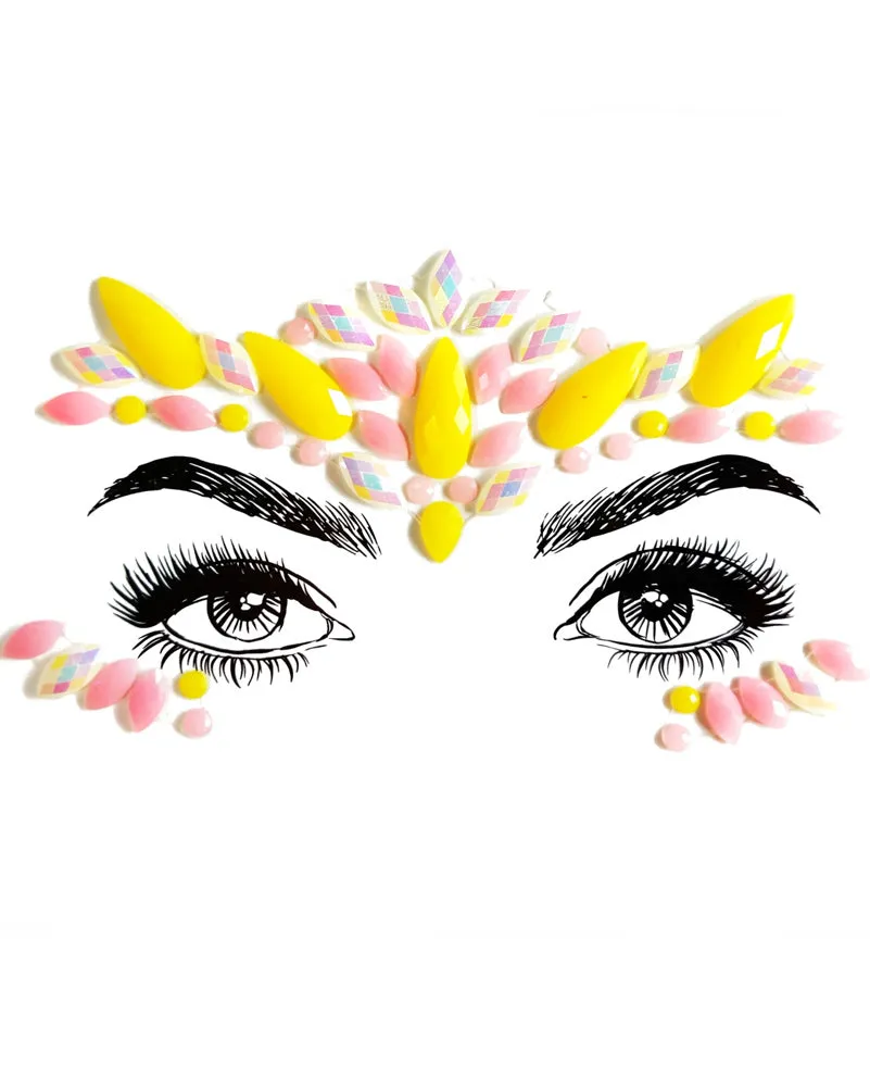 Queen Glow in the Dark Face Jewels