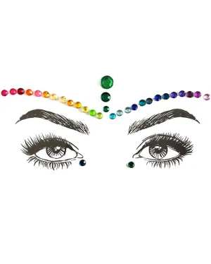Rainbow Face Jewels