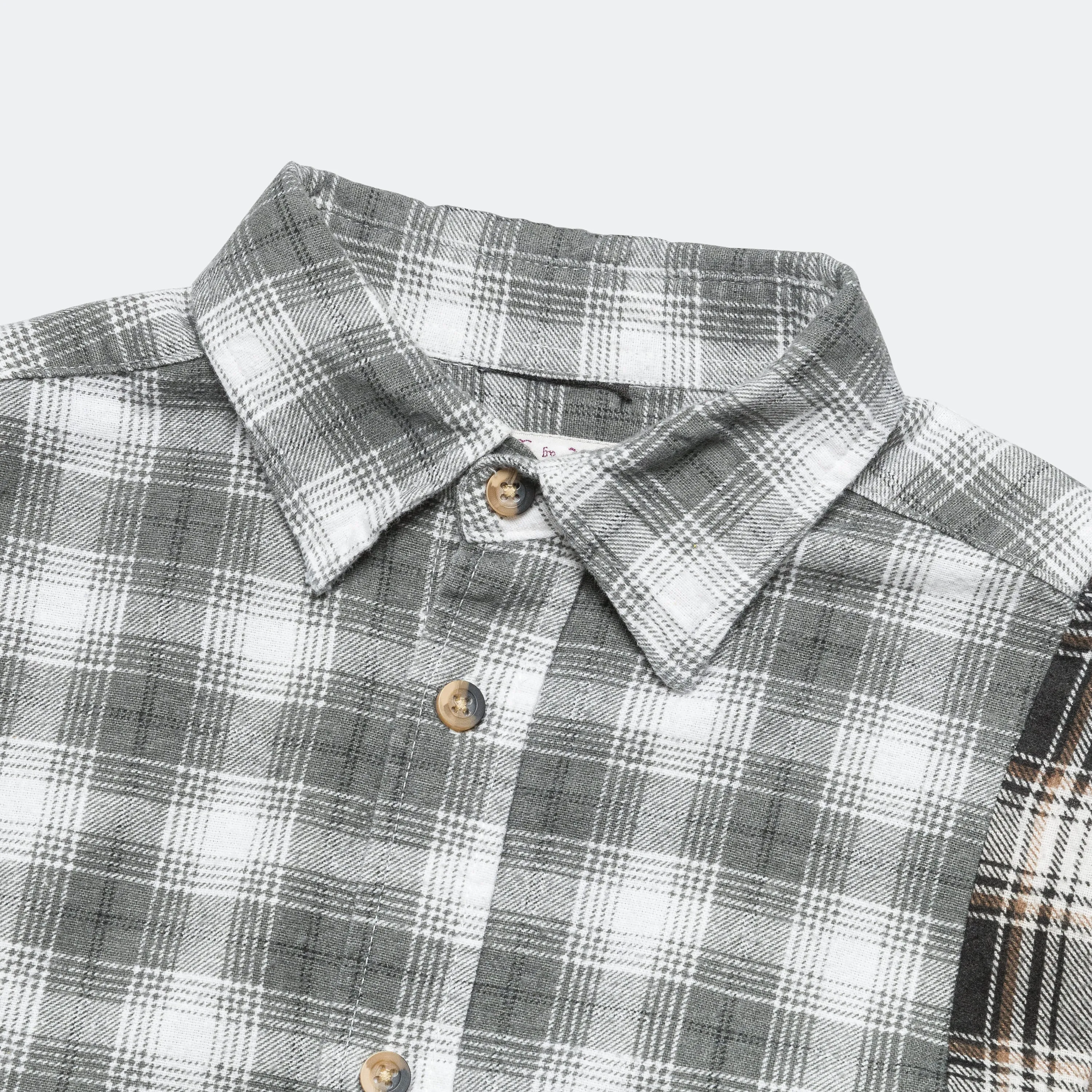 Rebuild Flannel 7 Cuts Shirt SS25 - Large #10