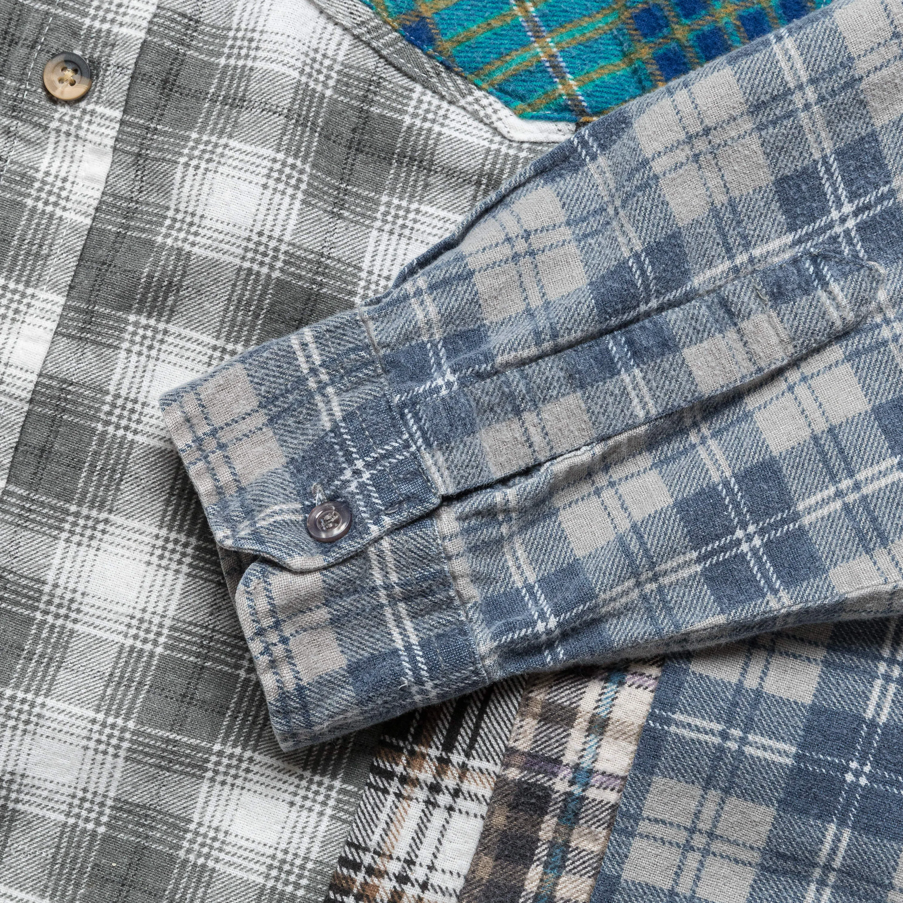 Rebuild Flannel 7 Cuts Shirt SS25 - Large #10