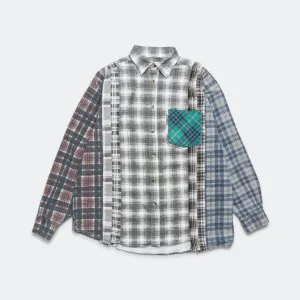 Rebuild Flannel 7 Cuts Shirt SS25 - Large #10