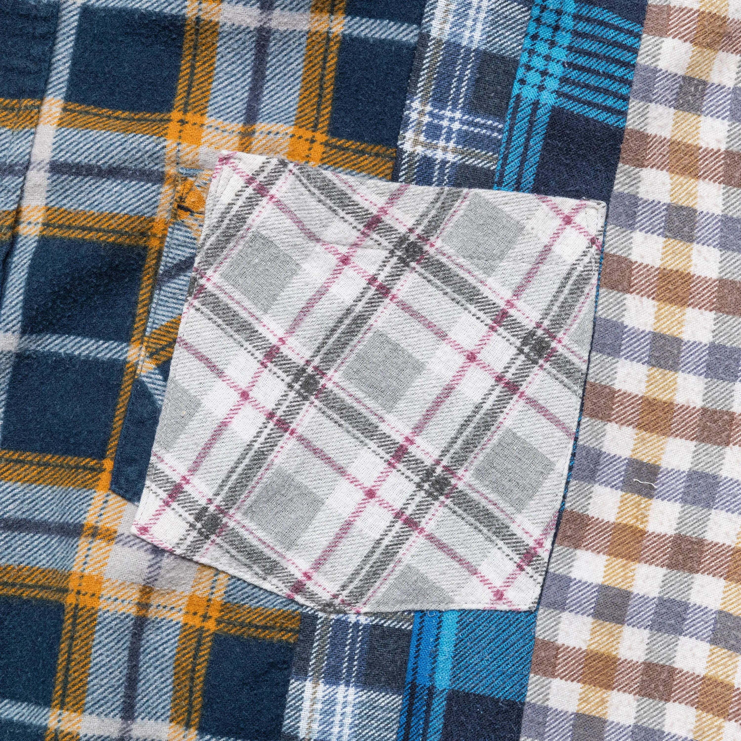 Rebuild Flannel 7 Cuts Shirt SS25 - Large #1