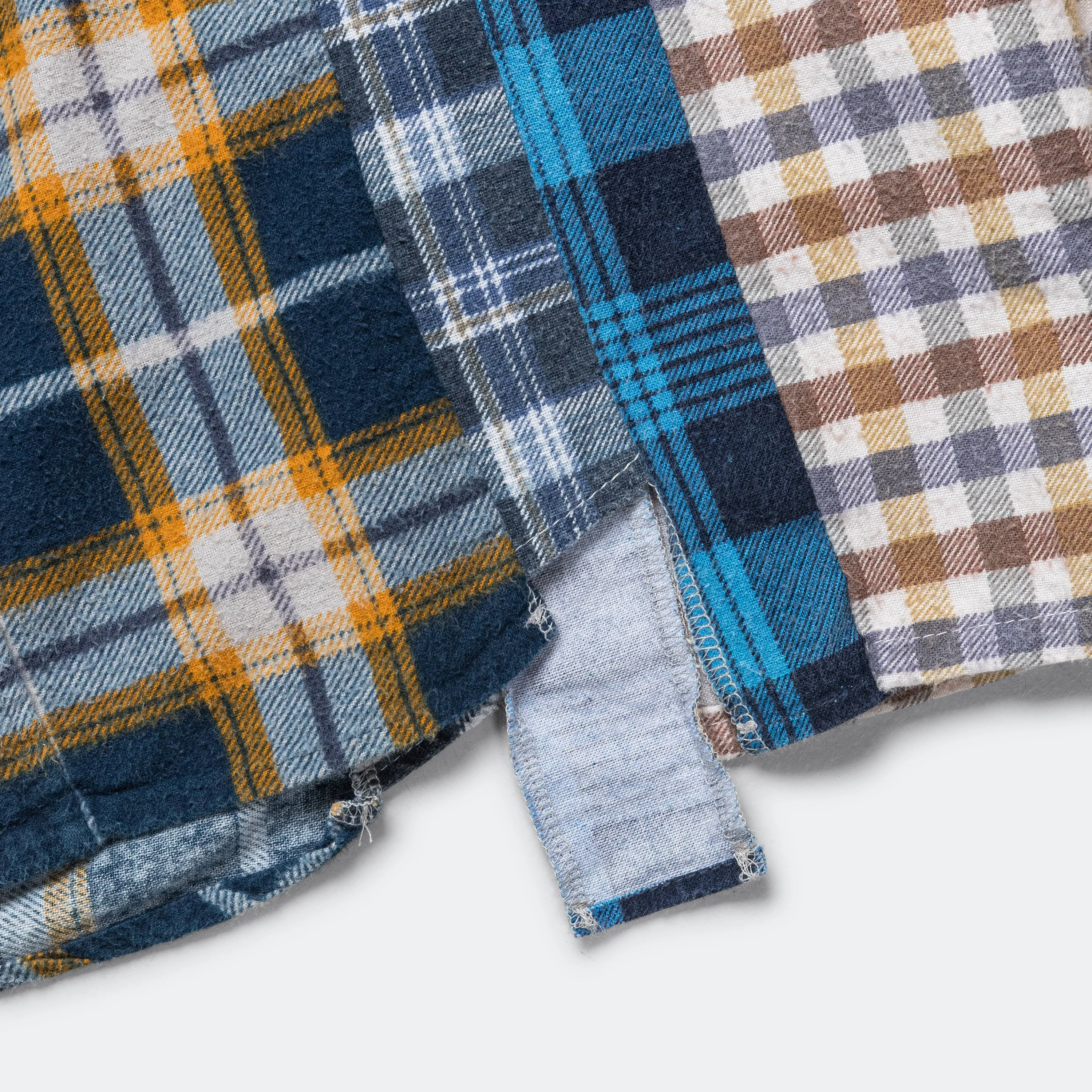Rebuild Flannel 7 Cuts Shirt SS25 - Large #1