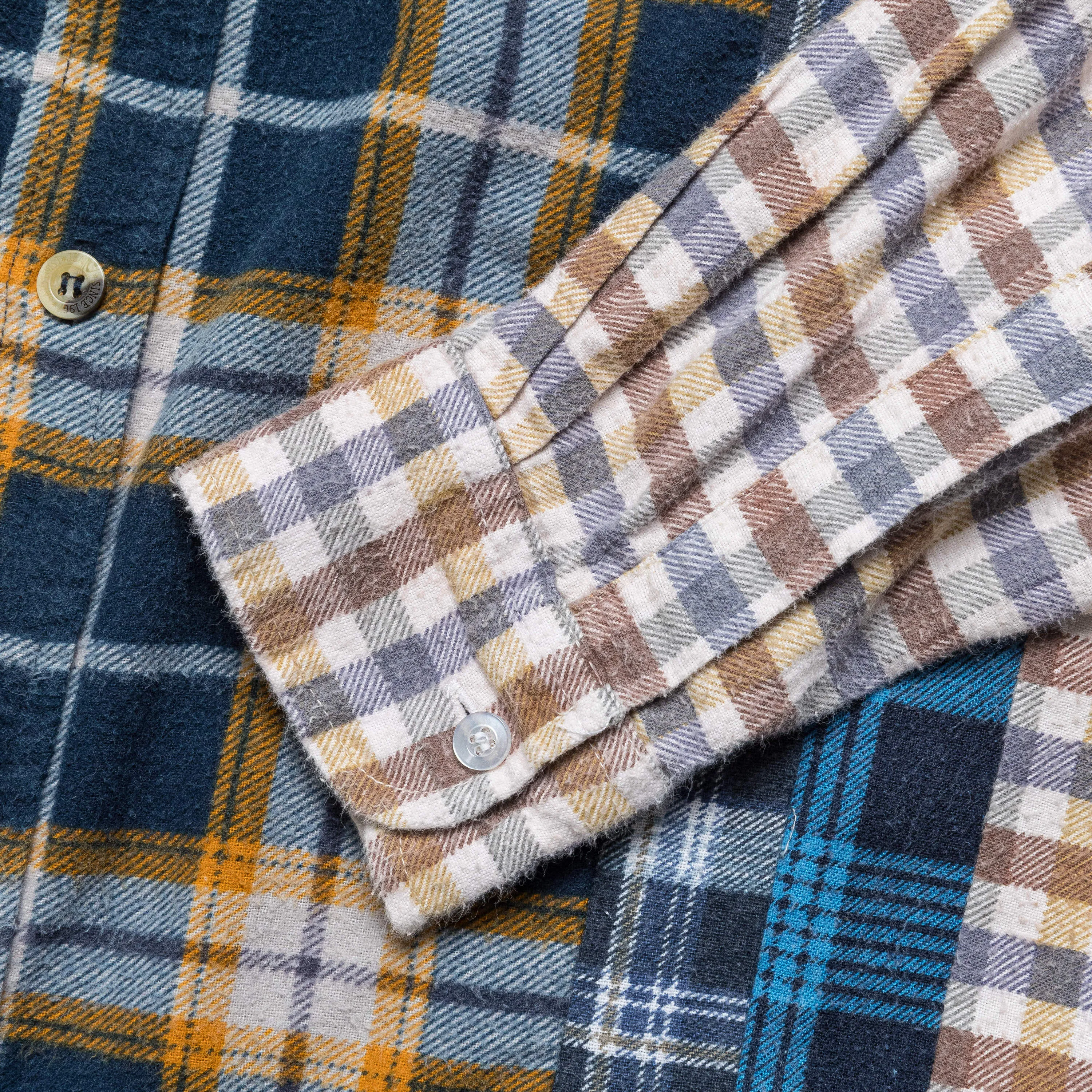 Rebuild Flannel 7 Cuts Shirt SS25 - Large #1
