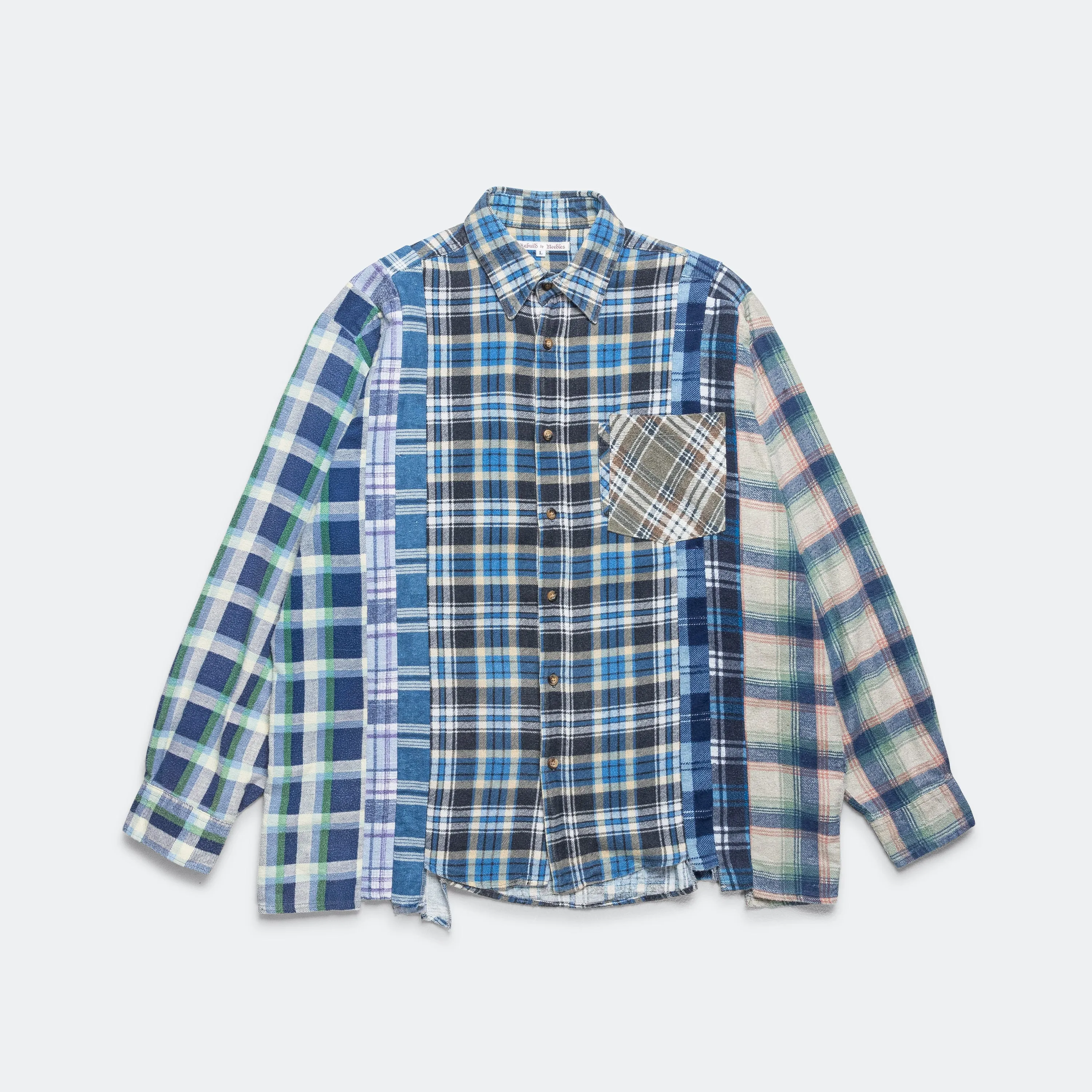 Rebuild Flannel 7 Cuts Shirt SS25 - Large #7