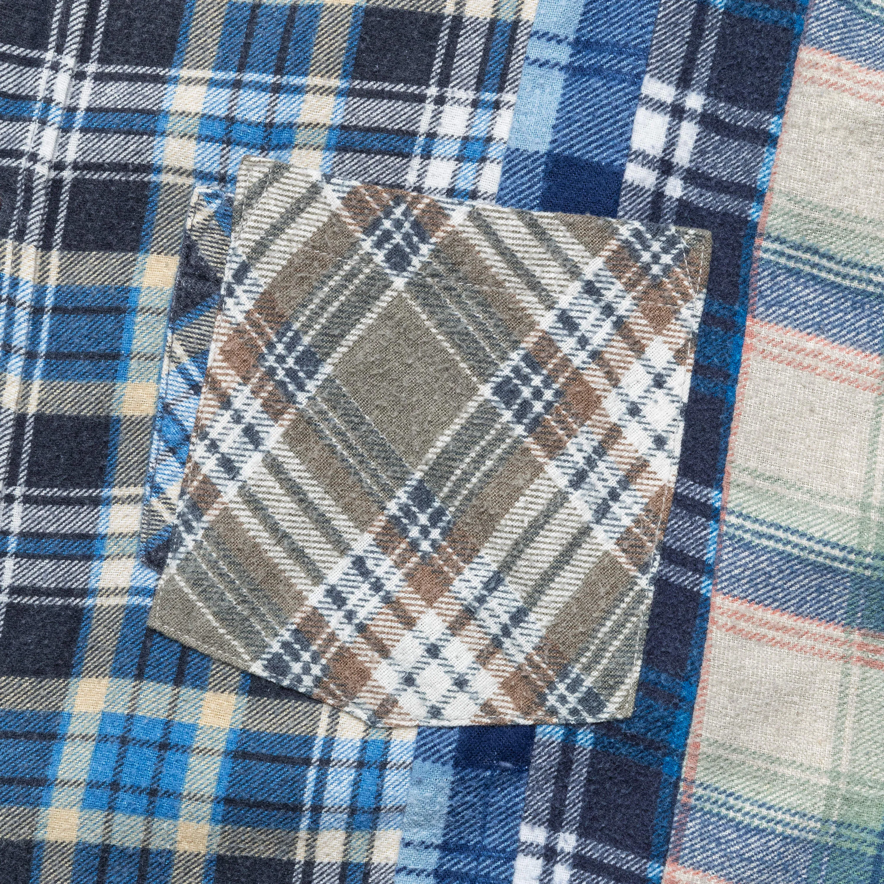 Rebuild Flannel 7 Cuts Shirt SS25 - Large #7