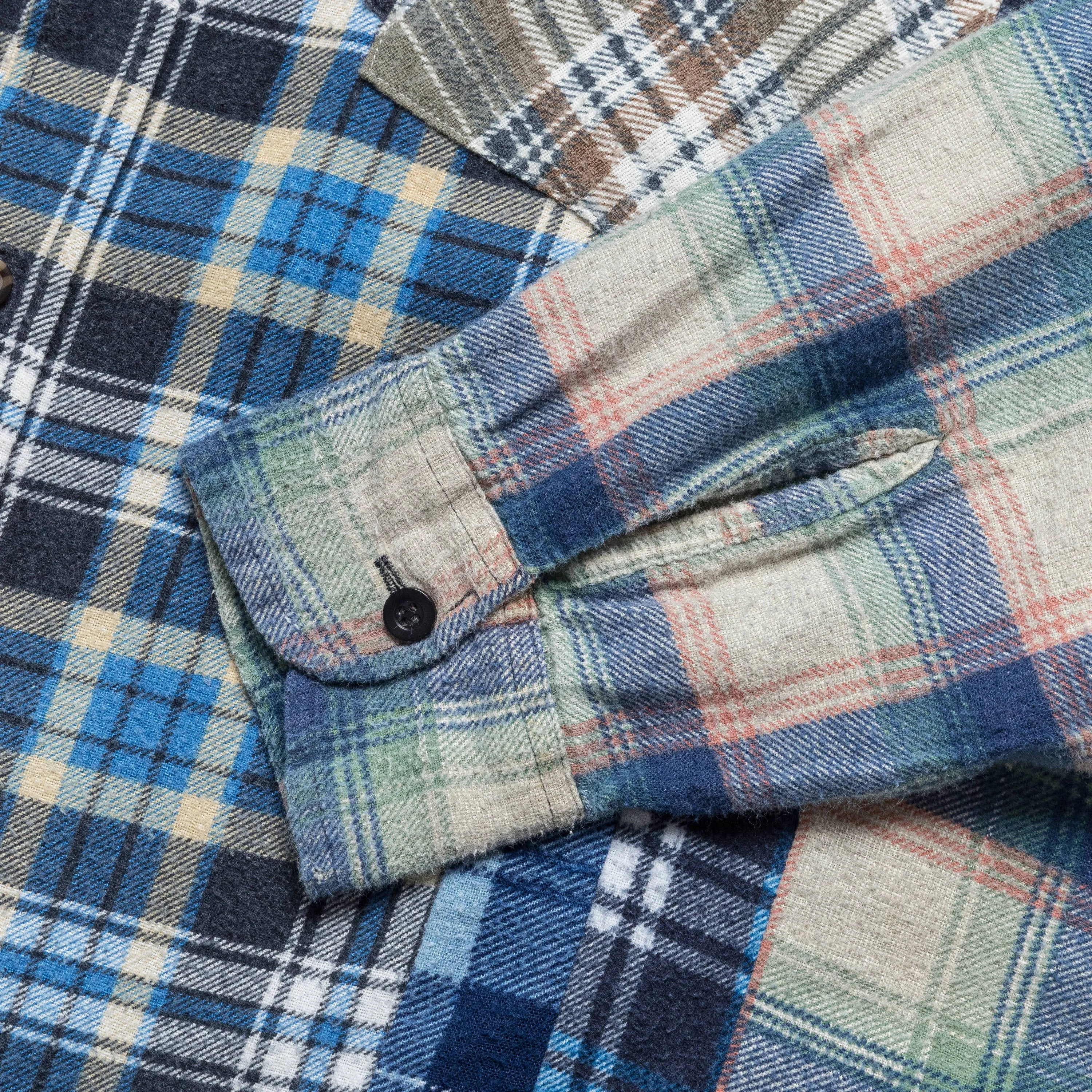 Rebuild Flannel 7 Cuts Shirt SS25 - Large #7