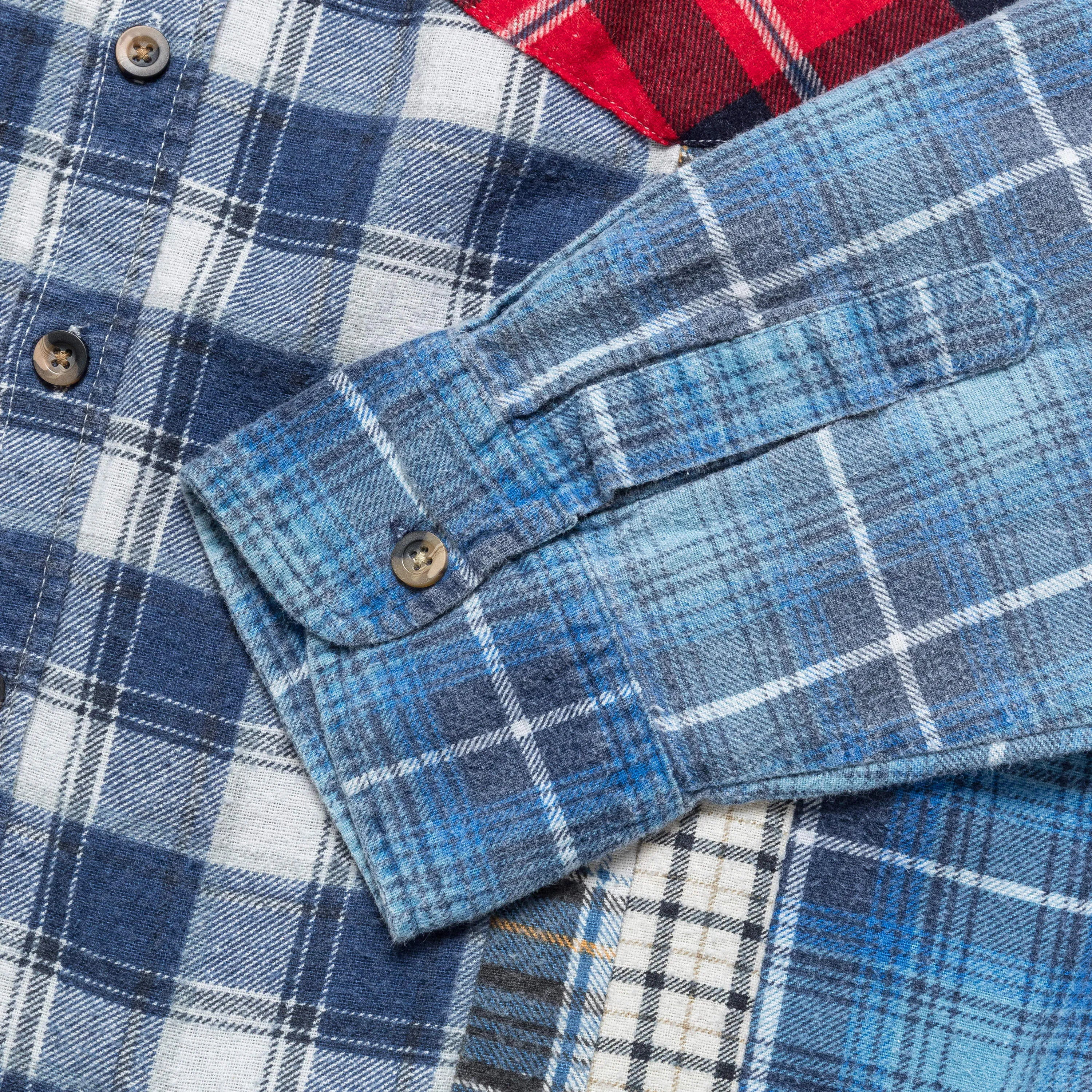 Rebuild Flannel 7 Cuts Shirt SS25 - Large #9