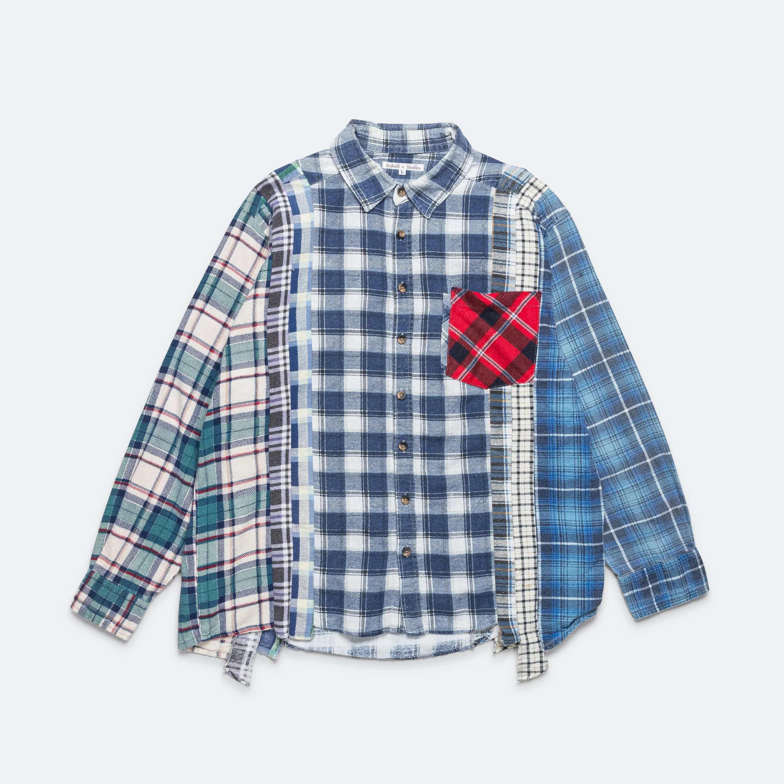 Rebuild Flannel 7 Cuts Shirt SS25 - Large #9
