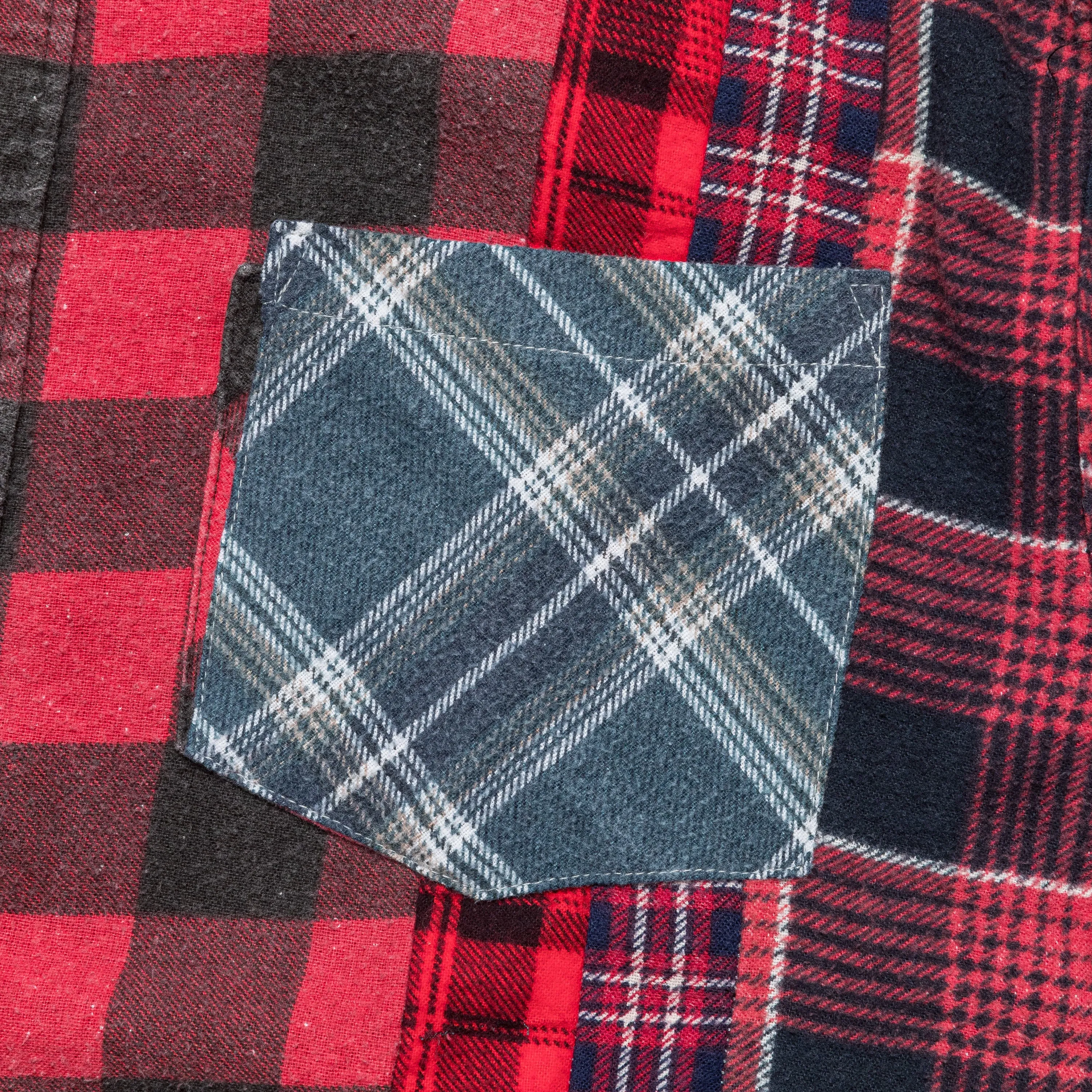 Rebuild Flannel 7 Cuts Shirt SS25 - Medium #4