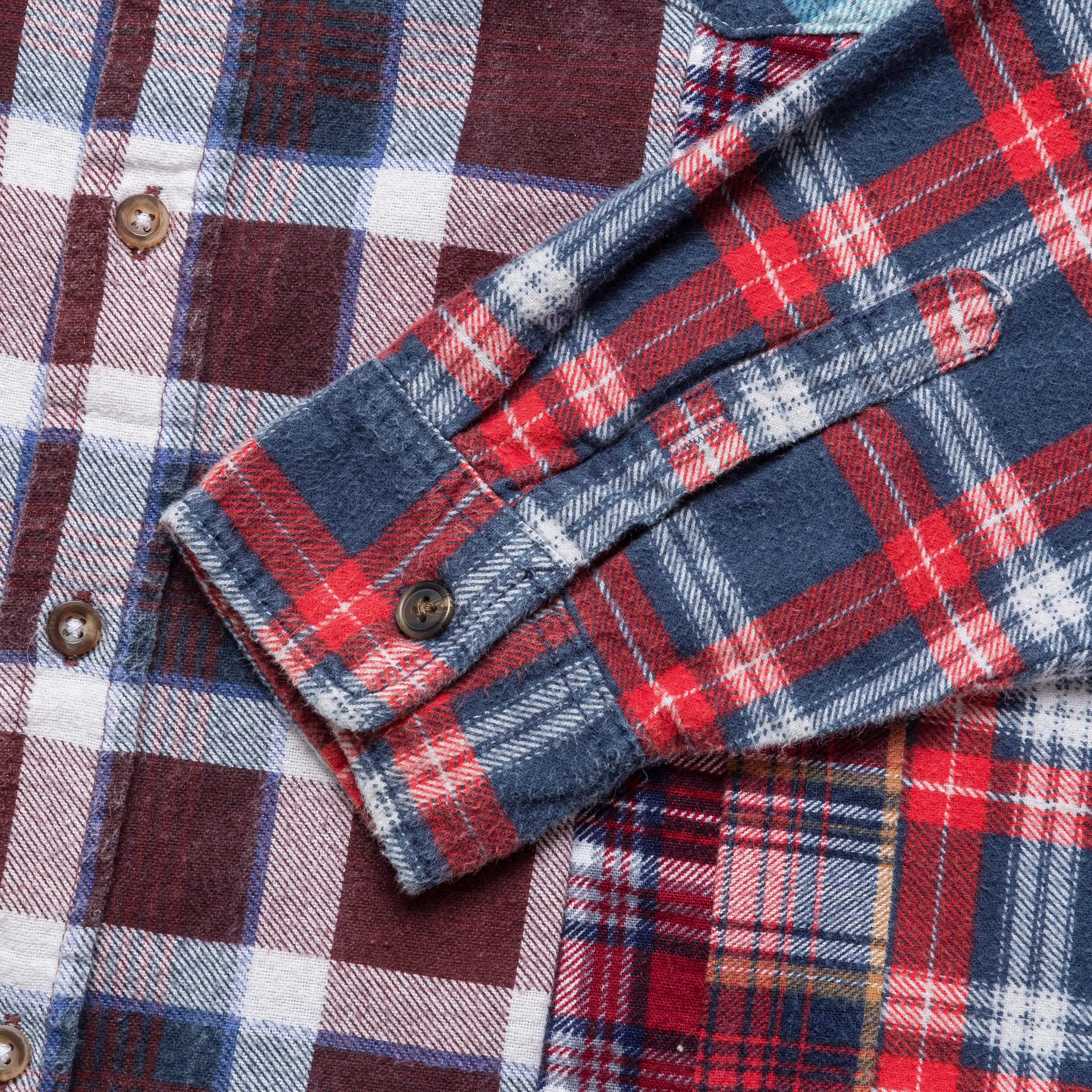 Rebuild Flannel 7 Cuts Shirt SS25 - Small #5