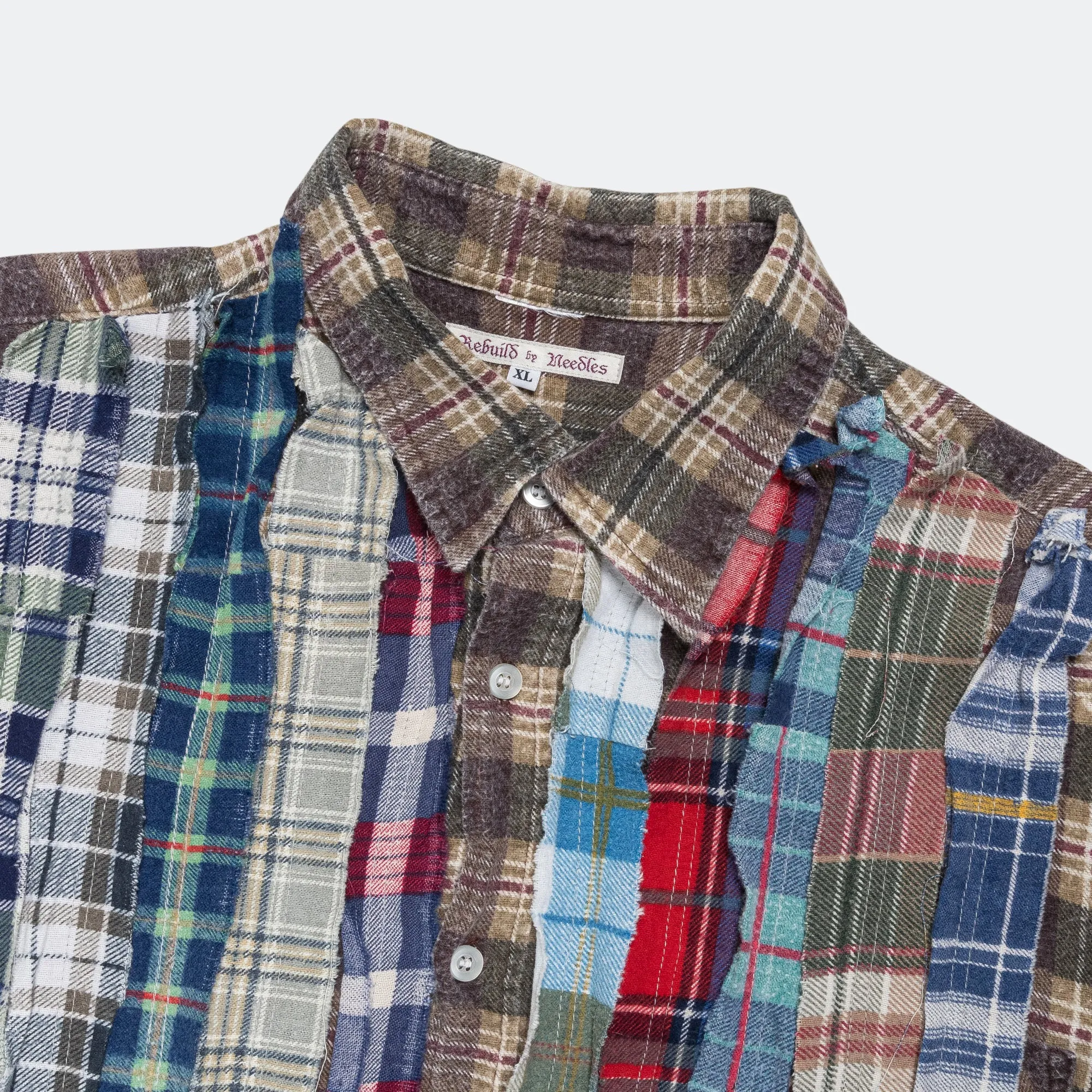 Rebuild Flannel Ribbon Shirt SS25 - X-Large #2